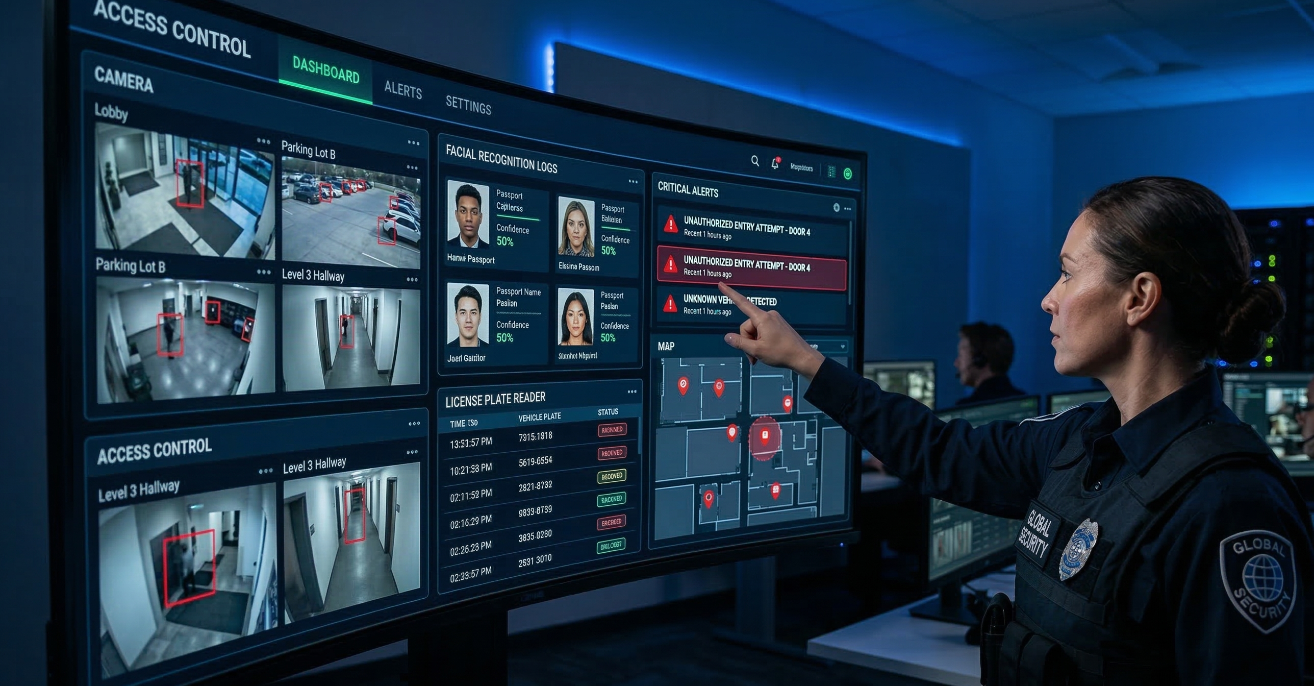 Giao diện dashboard quản lý trung tâm iVao